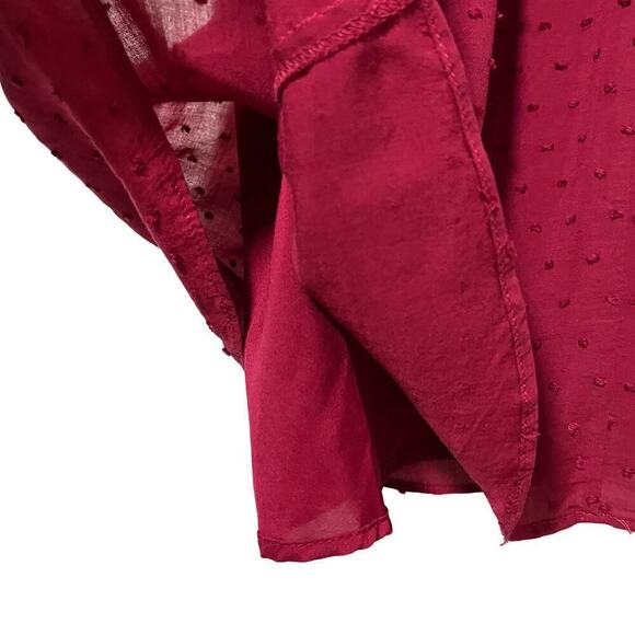 Gal Meets Glam Andrea Swiss Dot Mini Dress Size 00 Candy Red Apple Retro Event - Picture 6 of 10